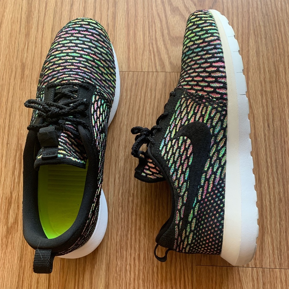Nike Roshe Run Flyknit NM Multicolor SZ: 11